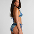 Triangel bikinitop Cali, Blauw