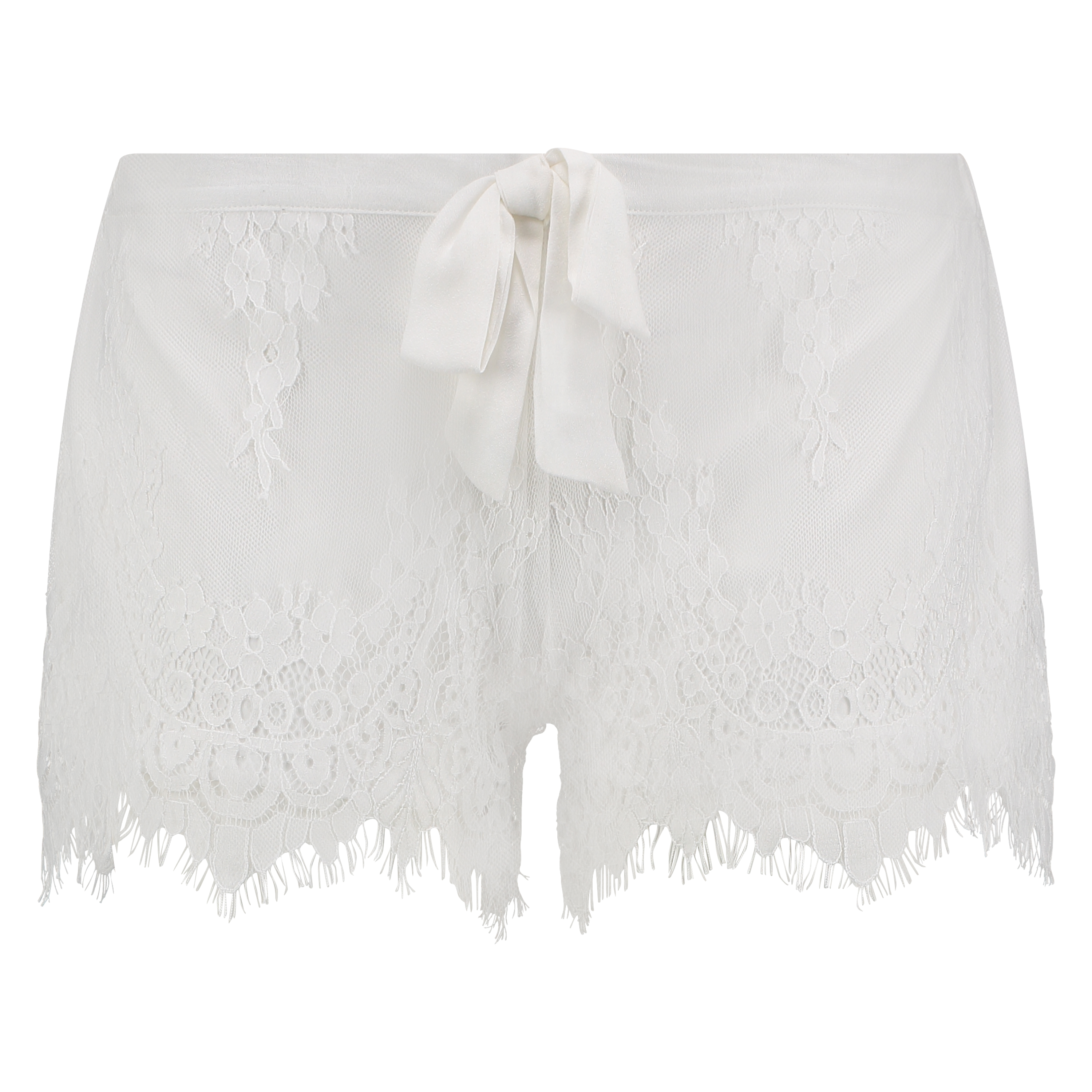 Short Lace, Blanc, main
