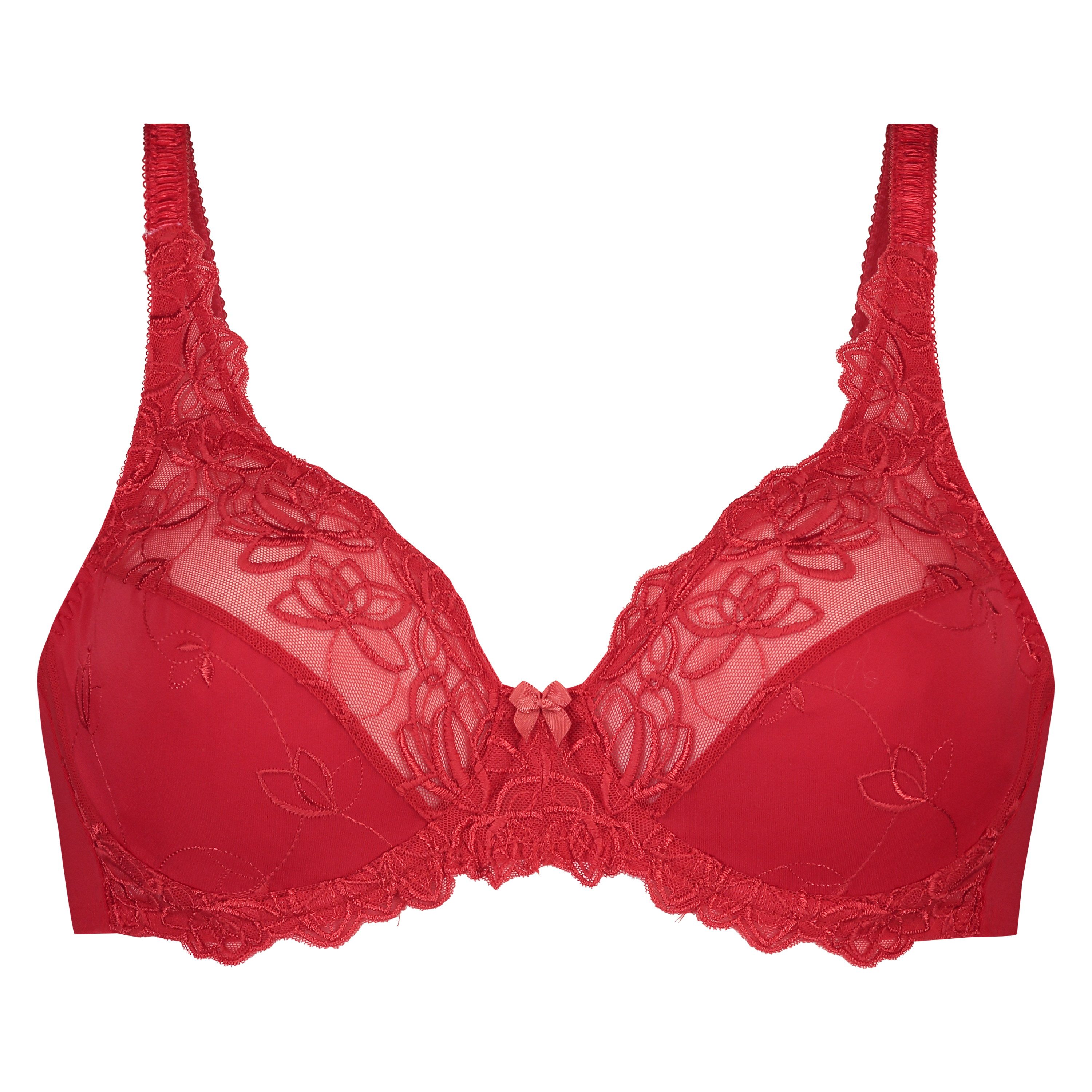 Soutien-gorge &agrave; armatures non-pr&eacute;form&eacute; Diva, Rouge, main