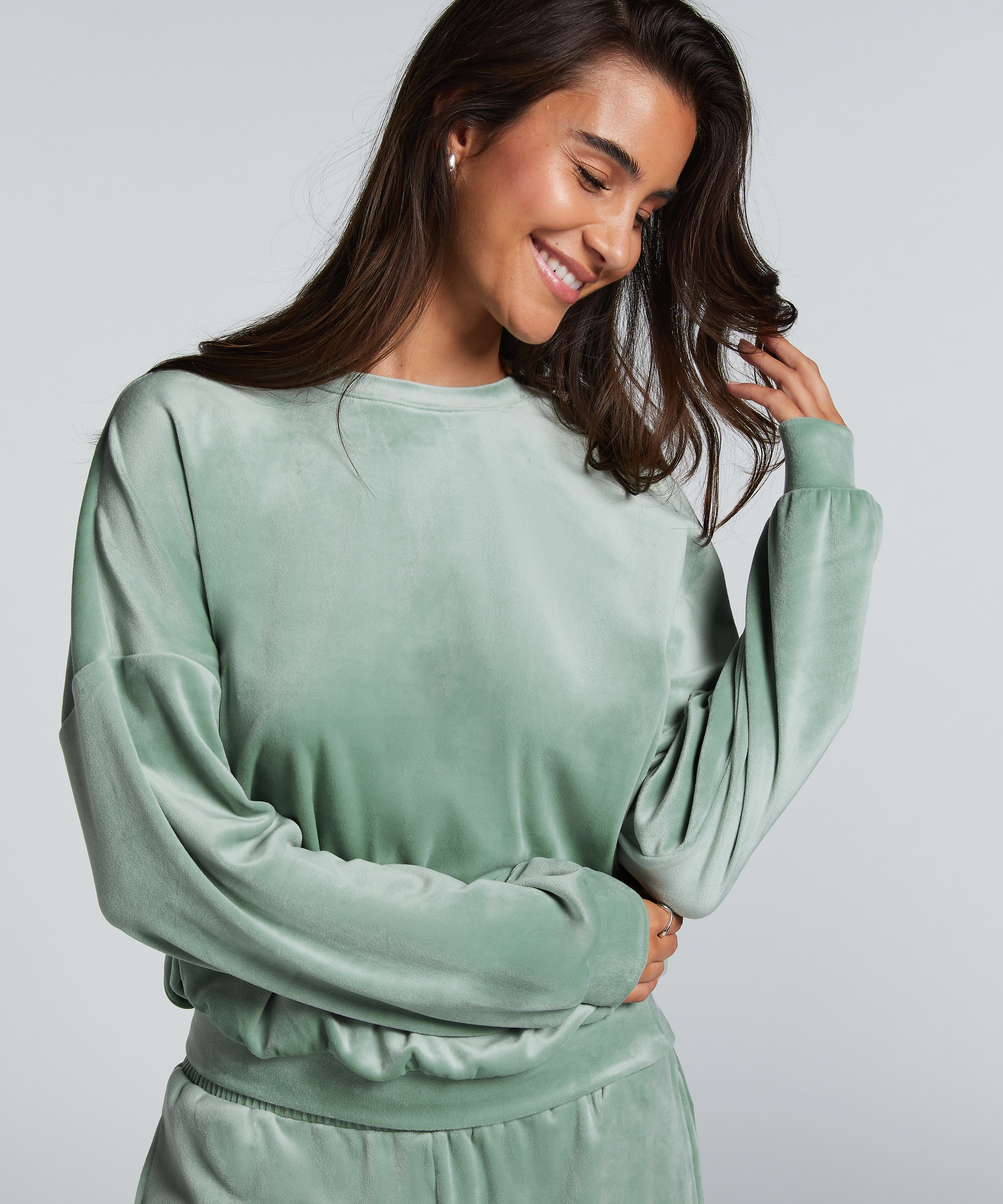 Velours Top, Groen, main