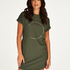 Chemise de nuit col rond, Vert