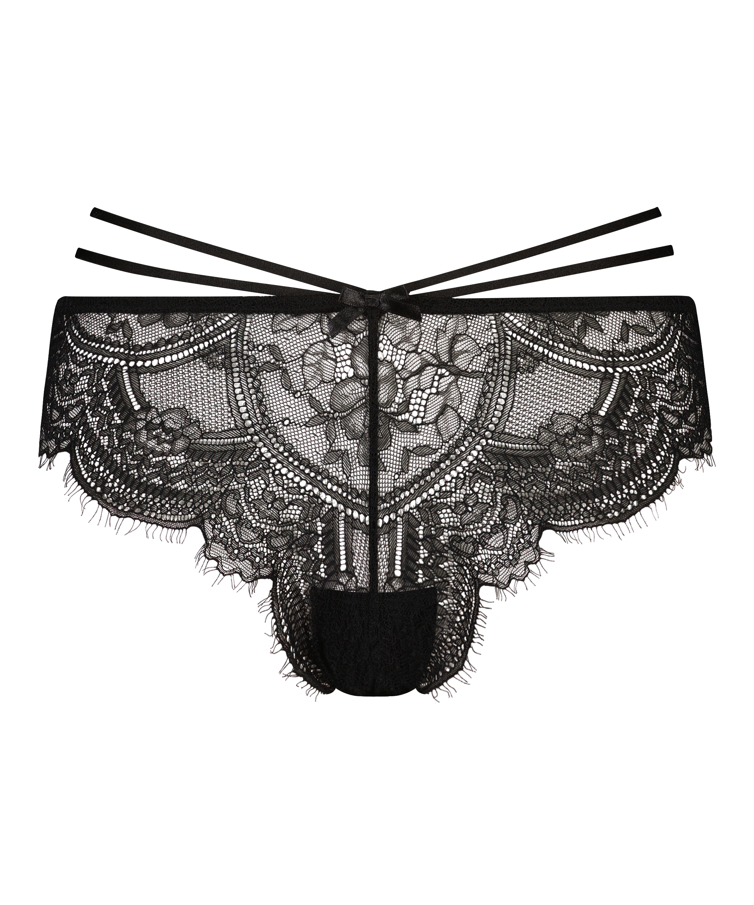 Hoog uitgesneden brazilian Sian, Zwart, main