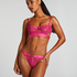 Soutien-gorge à armatures non-préformé longline Sable, Rose