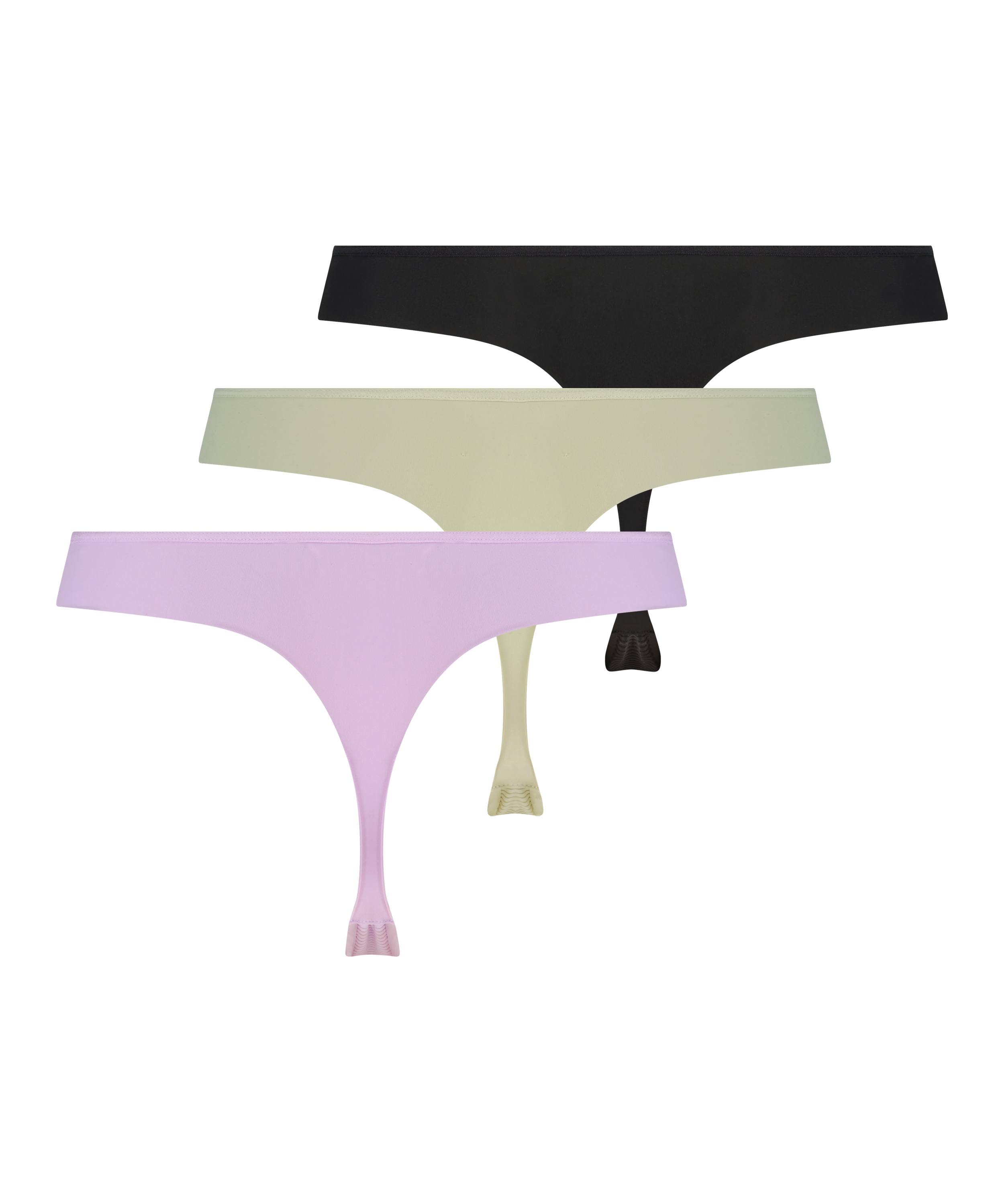 3-pack onzichtbare strings, Paars, main