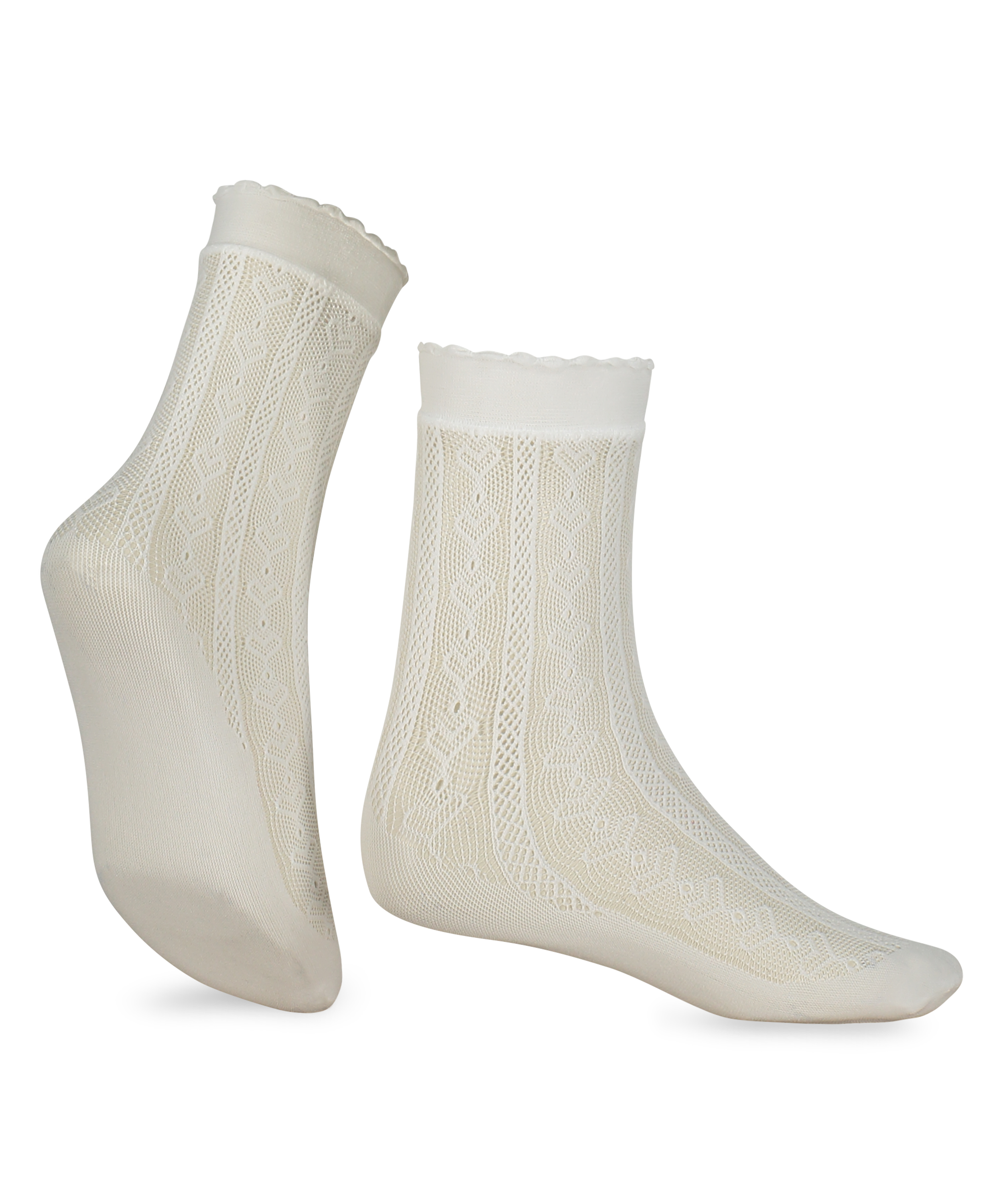 1 paire de chaussettes, Blanc, main