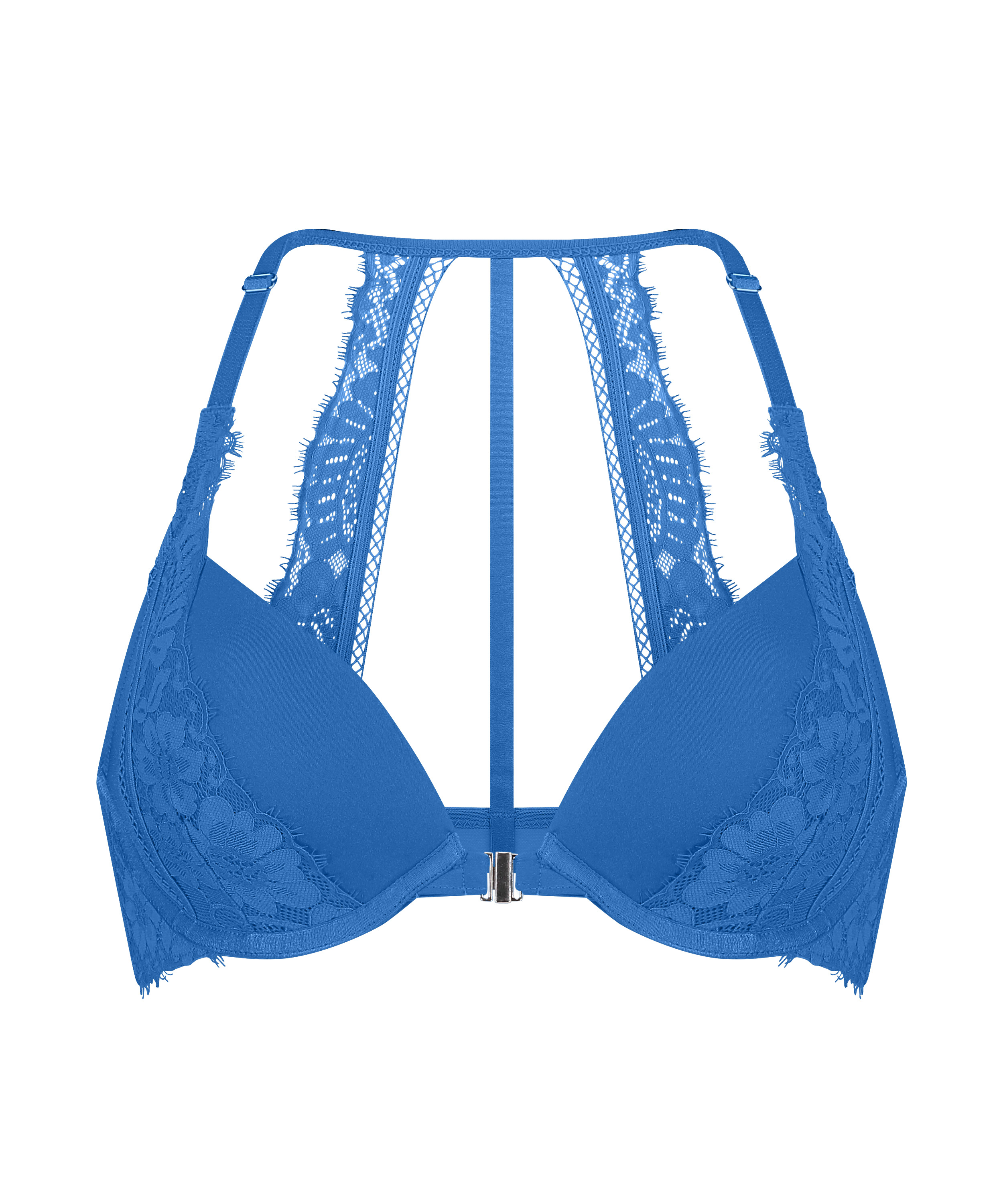 Soutien-gorge à armatures préformé push-up Milaan, Bleu, main