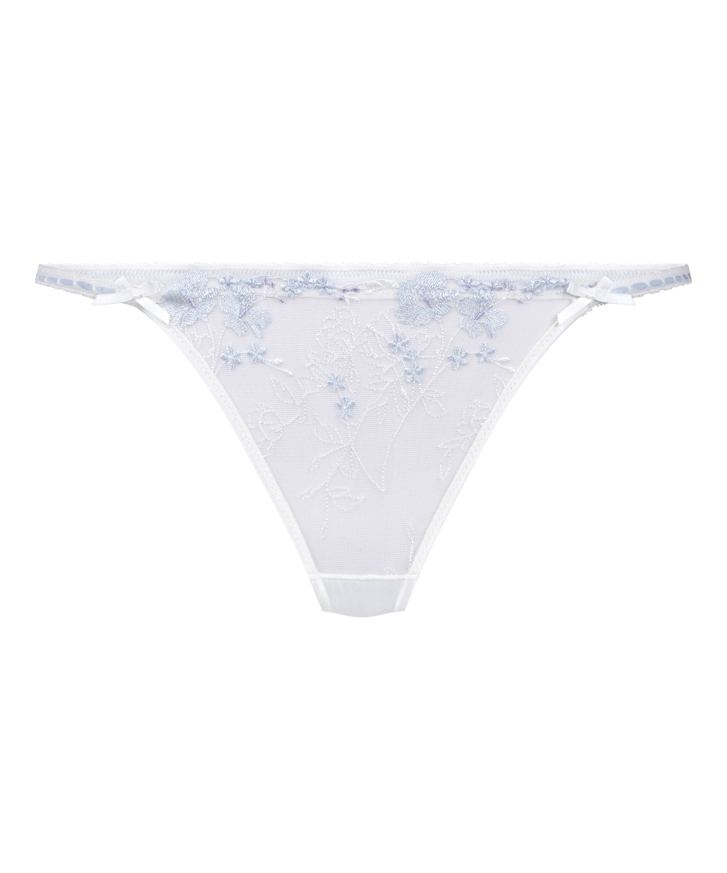Hoog uitgesneden string Peonie - Wit - Strings & Boxerstrings - Hunkemöller