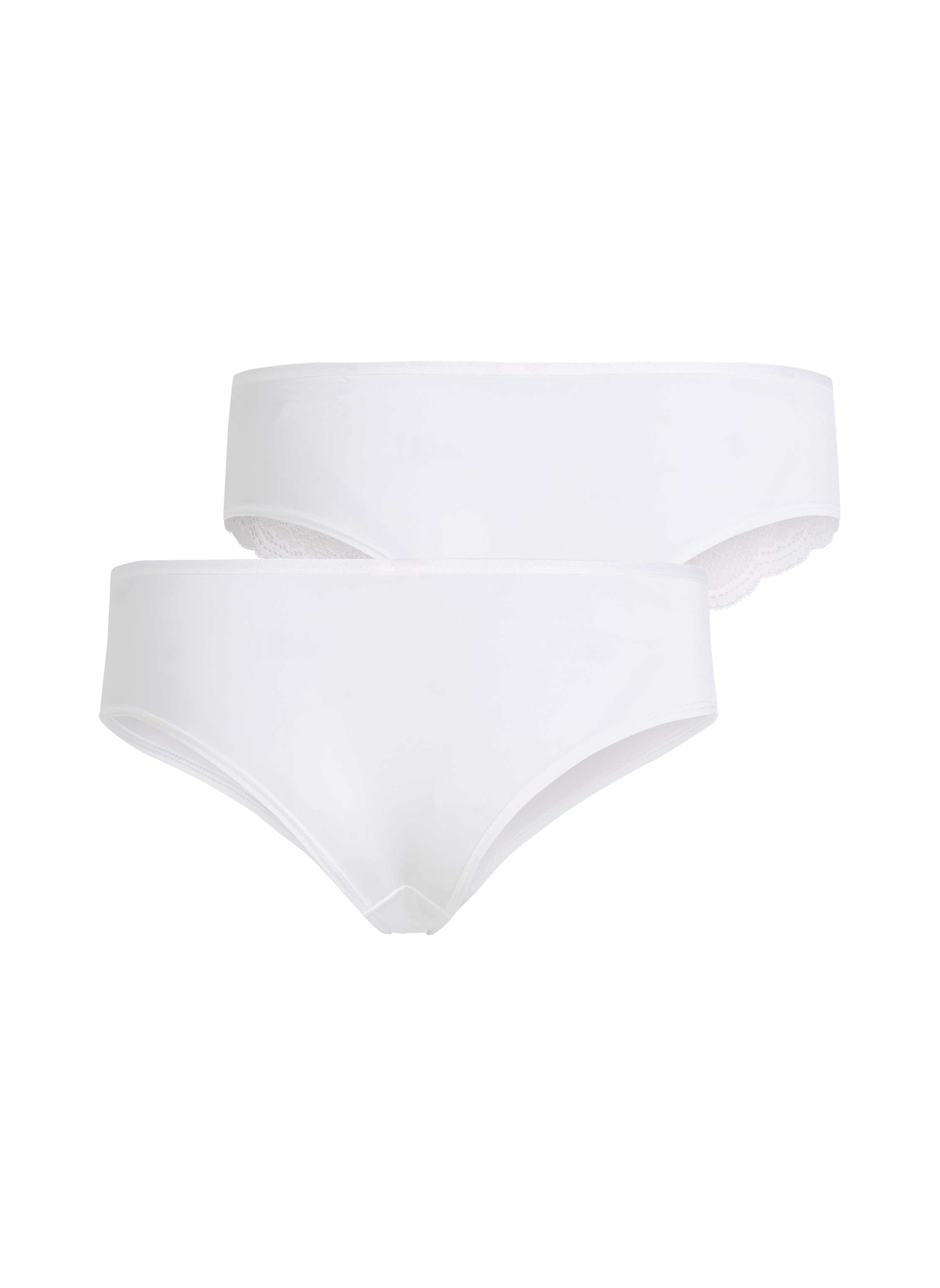 Lot de 2 slips brésiliens Angie, Blanc, main