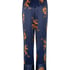 Pantalon Satin, Bleu
