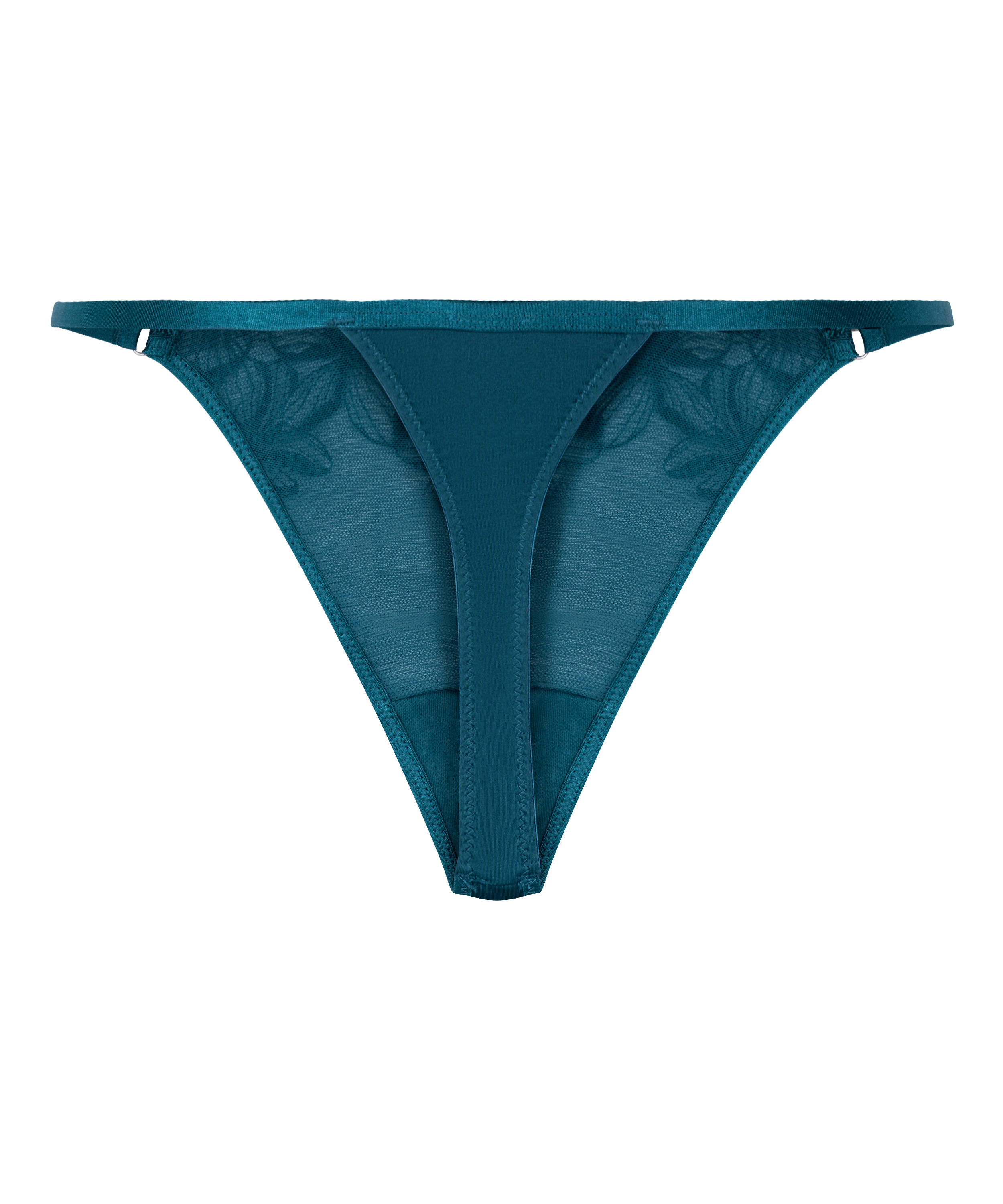 Hoog uitgesneden Tanga Margot, Blauw, main