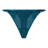 Hoog uitgesneden Tanga Margot, Blauw