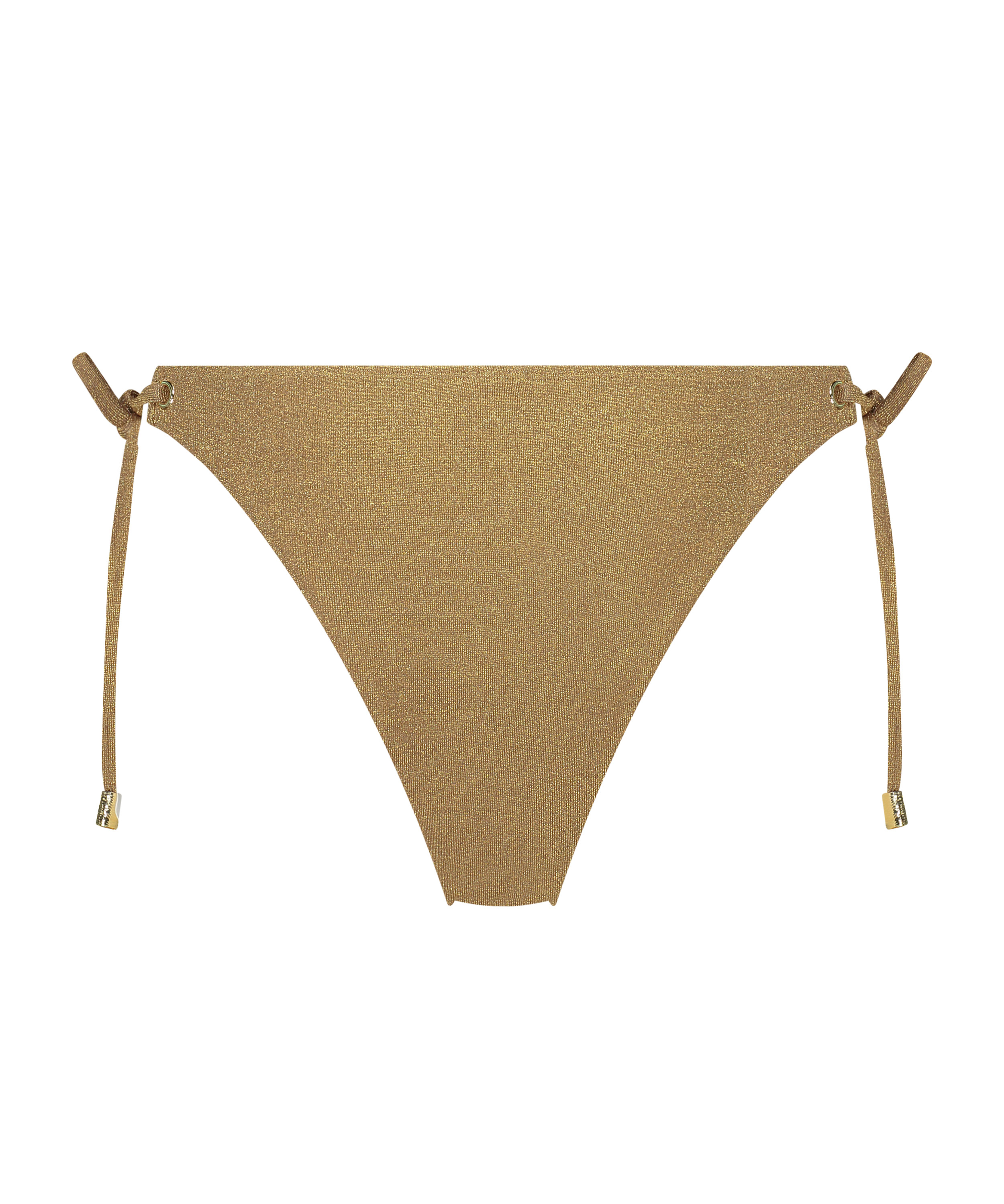 Slip de Bikini Cheeky Tanga Goldie Shimmer, Jaune, main