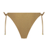 Slip de Bikini Cheeky Tanga Goldie Shimmer, Jaune