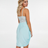 Slipdress Modal lace, Blauw