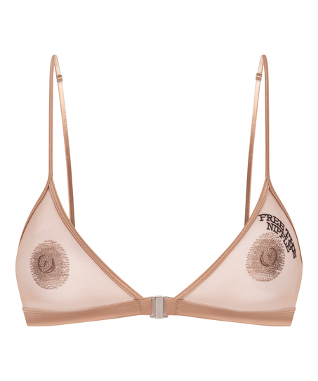 Brassière Free The Nipple, Brun