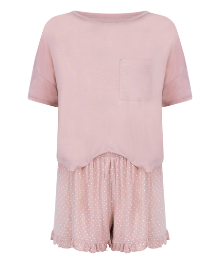 Jersey pyjamaset, Roze