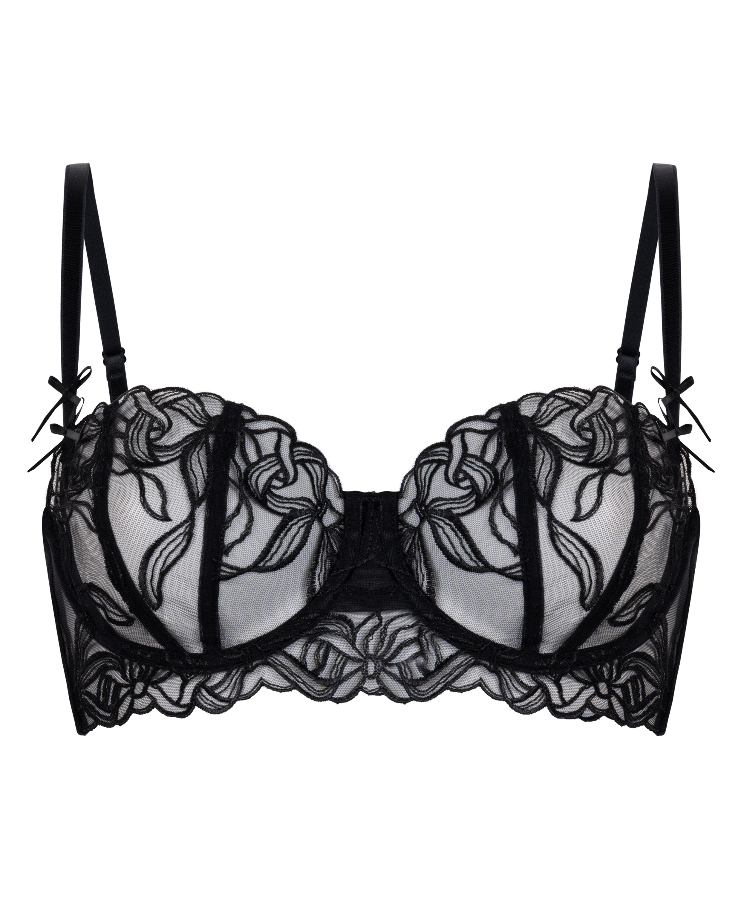 Soutien-gorge à armatures non-préformé Beau, Noir, main