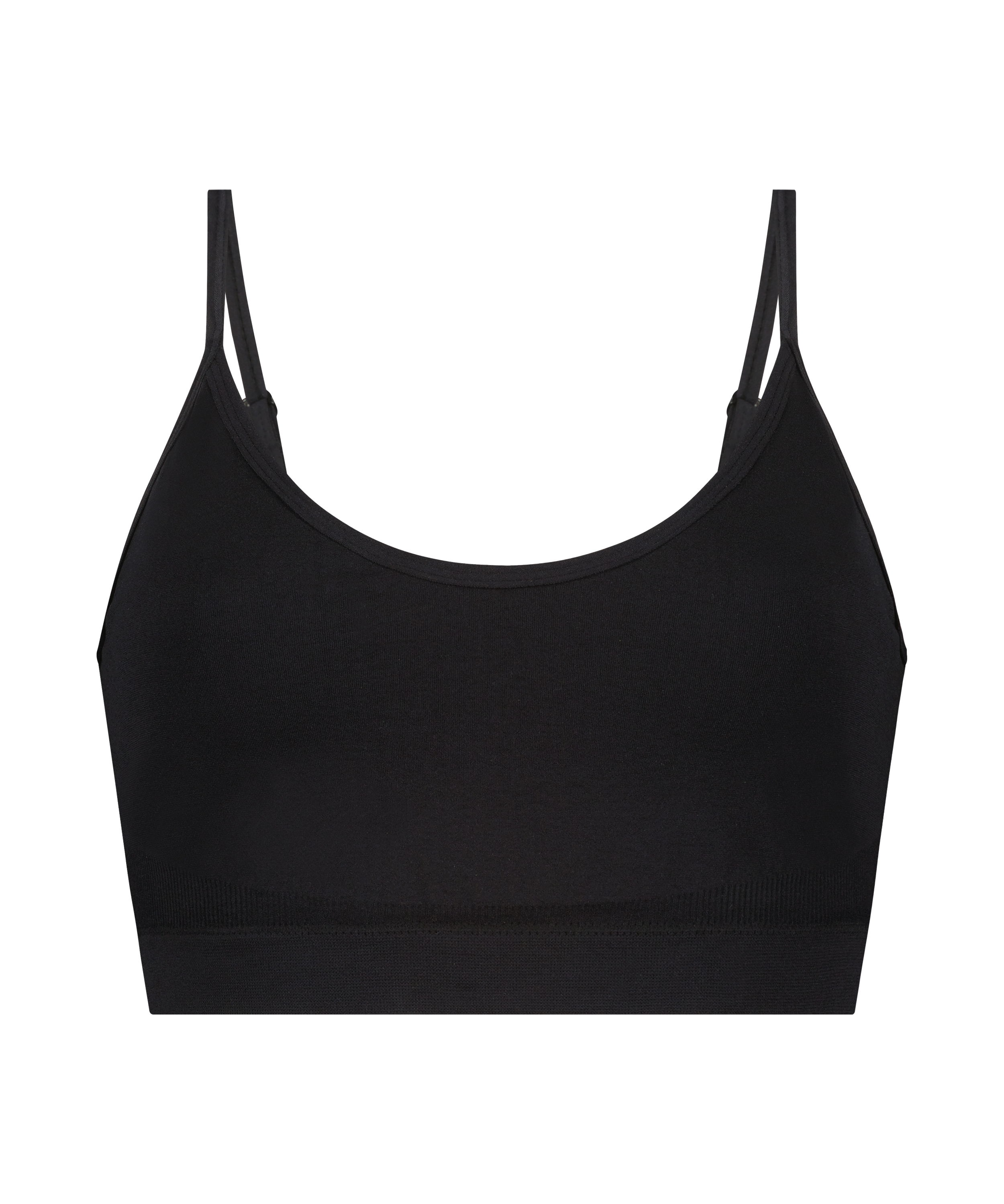Strappy bralette, Zwart, main