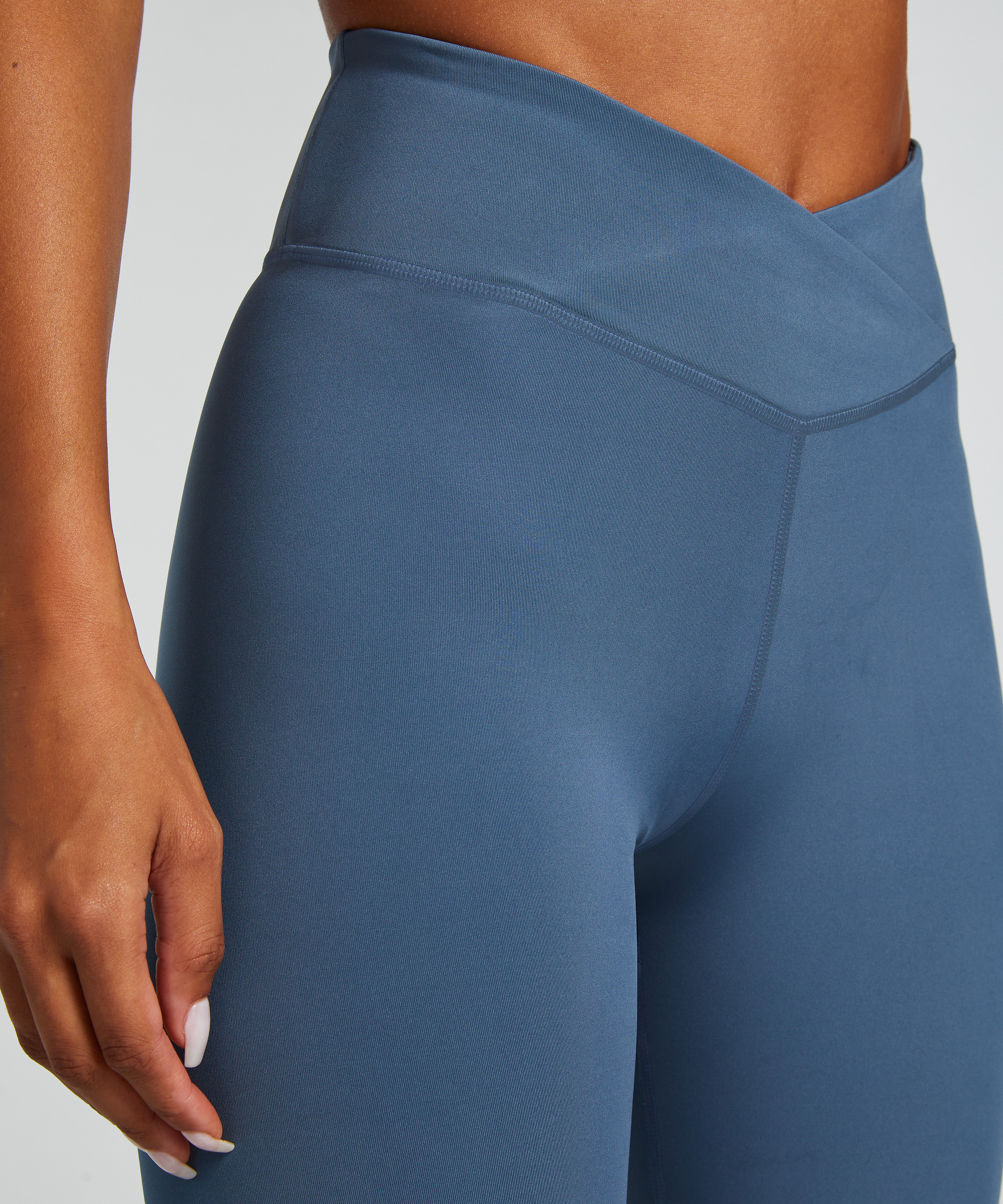 HKMX sportlegging met hoge taille, Blauw, main