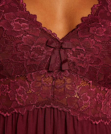 Slipdress Nora Lace, Paars