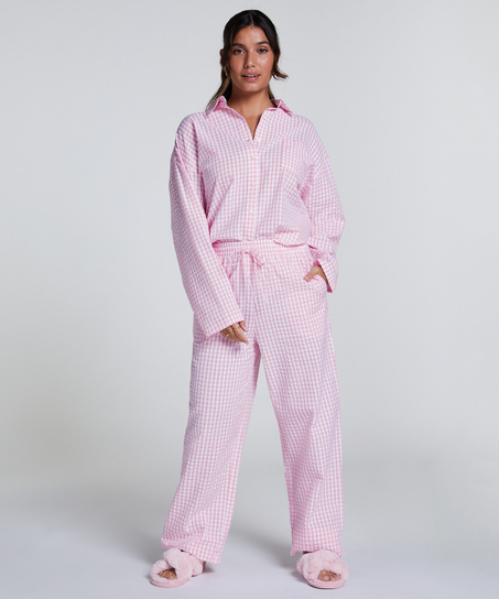 Pyjamabroek Katoen, Roze
