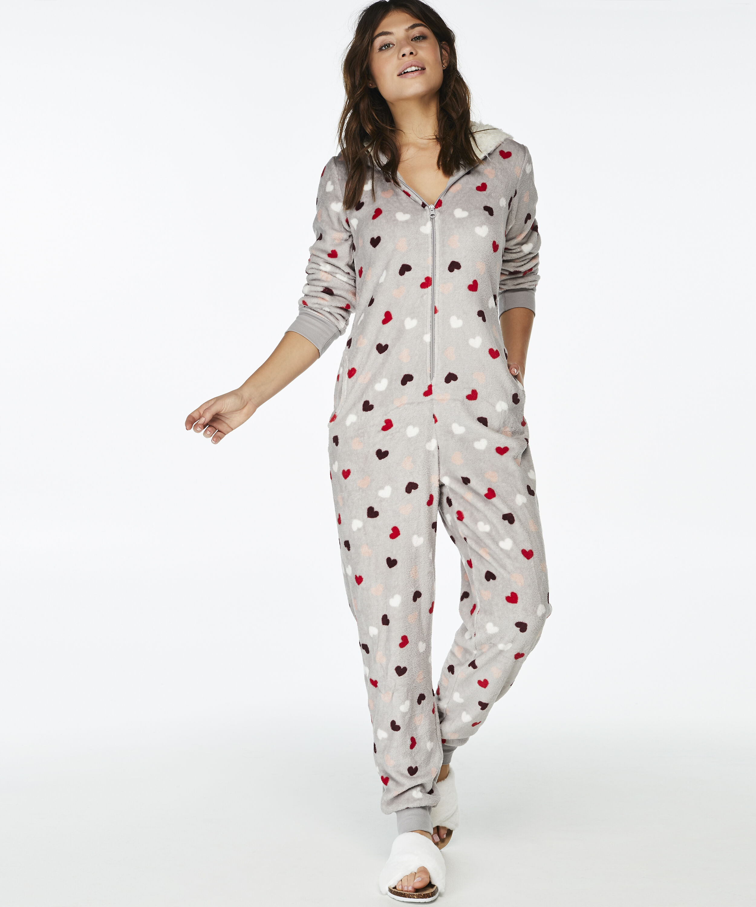 Onesie Fleece, Grijs