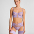 Soutien-gorge &agrave; armatures non-rembourr&eacute; longline Nienke, Pourpre