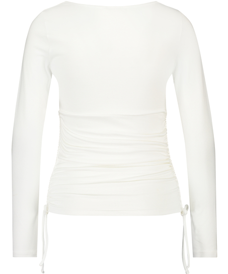 Top Xenia HKM x NA-KD, Blanc