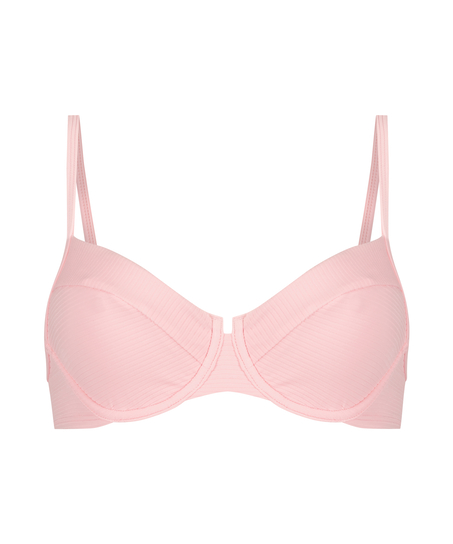 Haut de bikini à armatures non préformé Texture, Noir