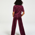 Tall Pantalon de pyjama Velours, Pourpre