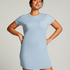 Nachthemd ronde hals, Blauw