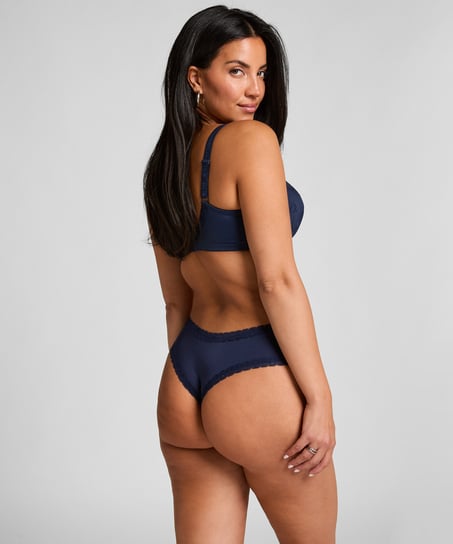 Slip br&eacute;silien en forme de V London, Bleu