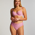 Slip taille haute Sophie, Rose