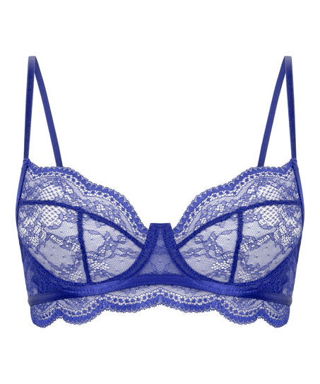 Soutien-gorge non-rembourr&eacute; &agrave; armatures Isabelle, Bleu