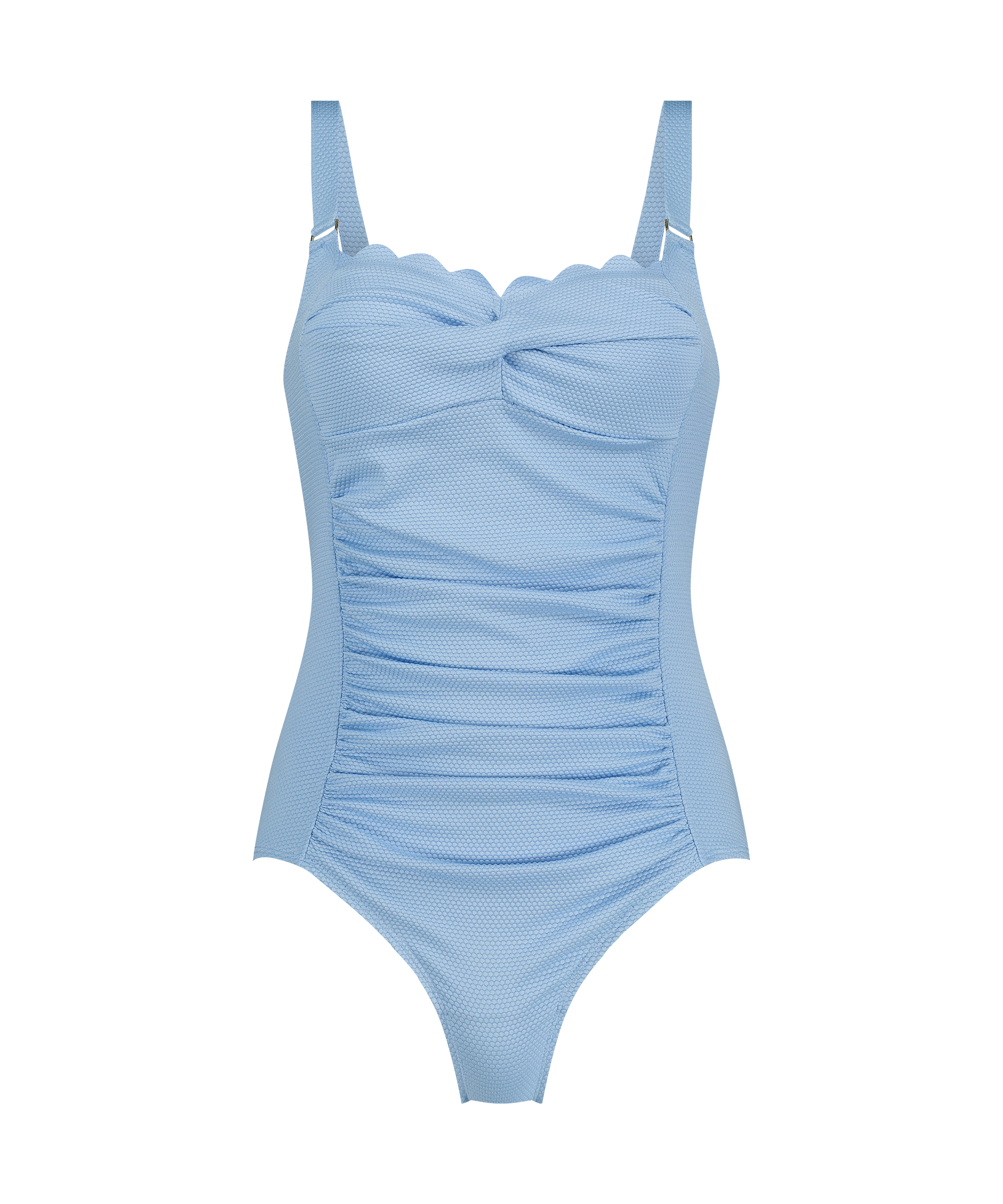 Badpak Shaping Scallop, Blauw, main