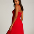 Slipdress Nora Lace, Rood