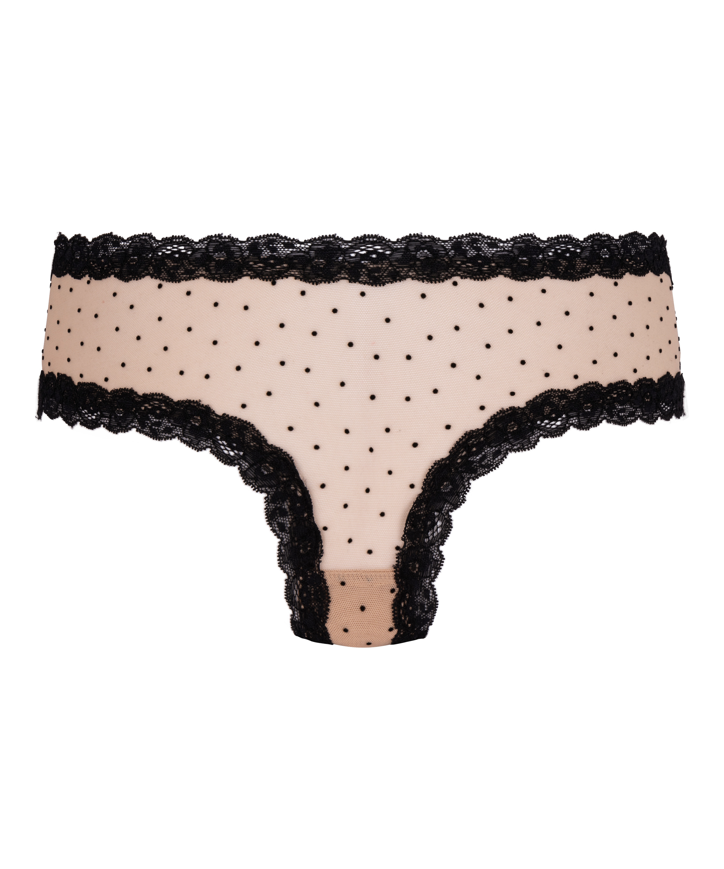 Slip br&eacute;silien V-shape mesh, Brun, main