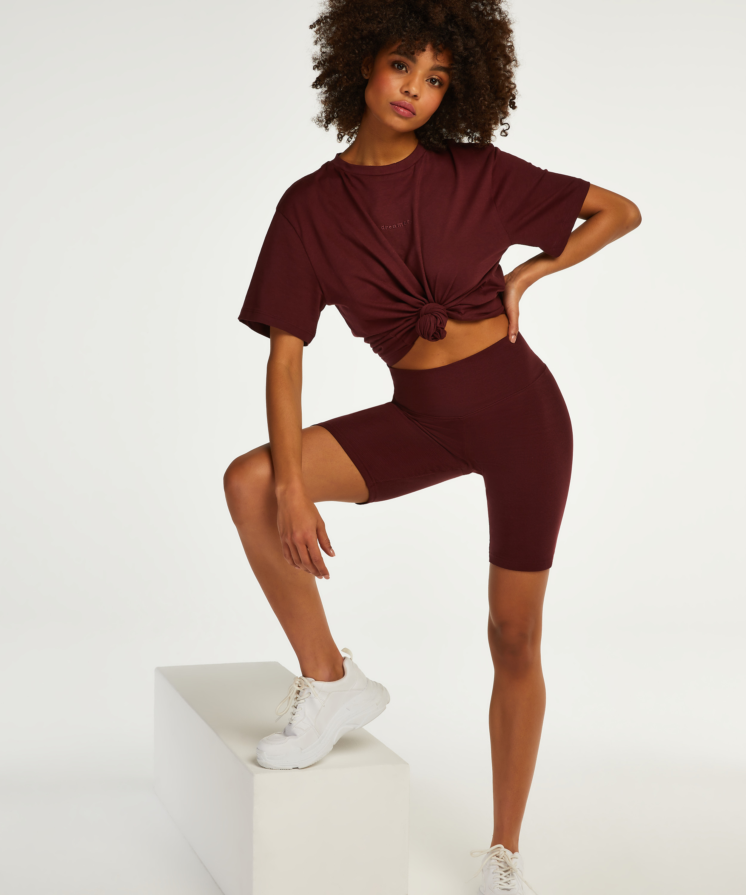 Korte pyjama set Biker, Rood, main