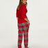 Pyjamatop lange mouwen, Rood