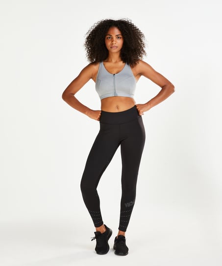 HKMX Soutien-gorge de sport The Pro Maintien niveau 3, Gris