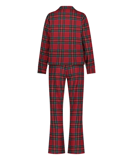 Pyjamaset Twill, Rood