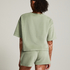 Shorts Velours Pocket, Groen