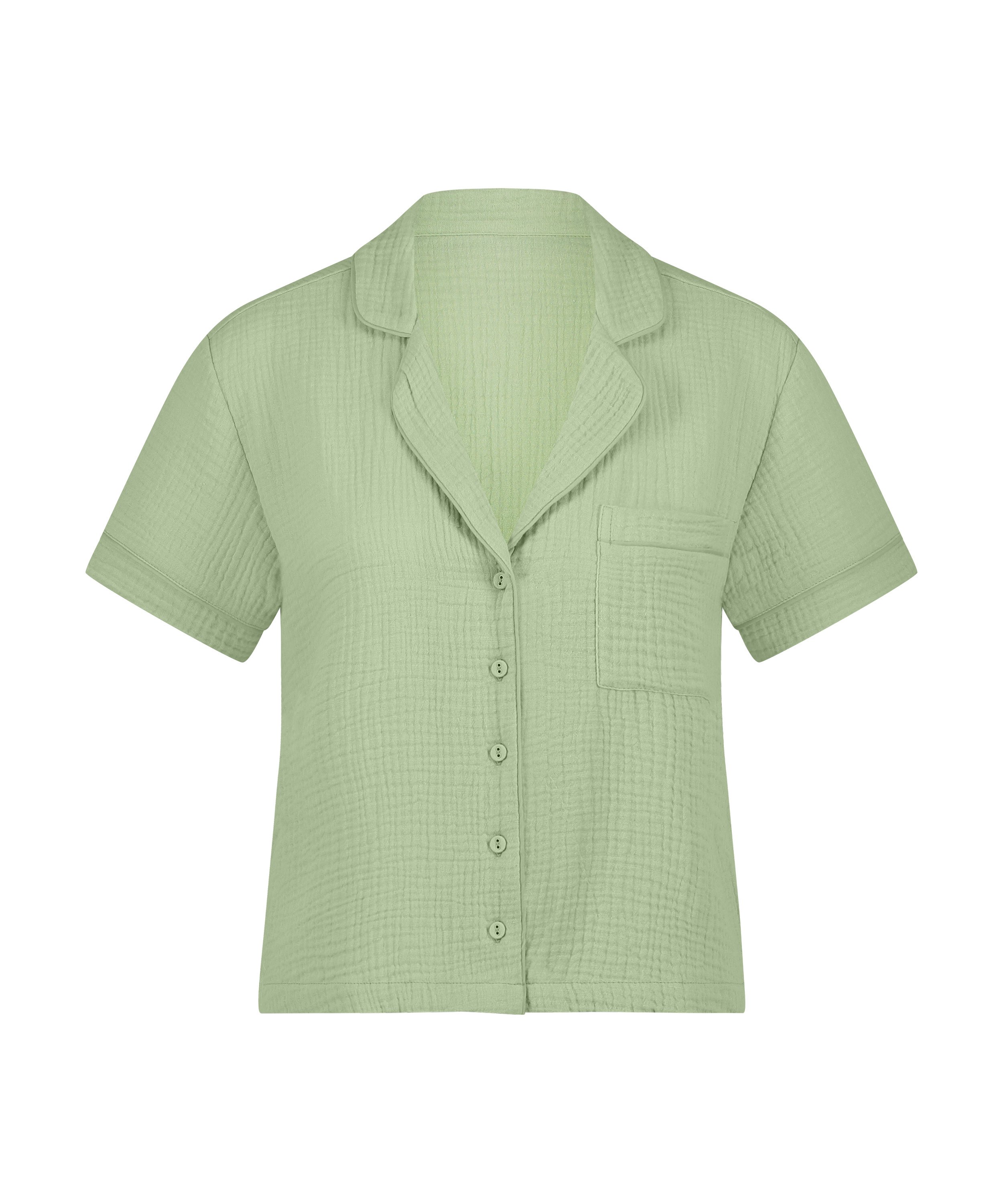 Haut de pyjama, Vert, main