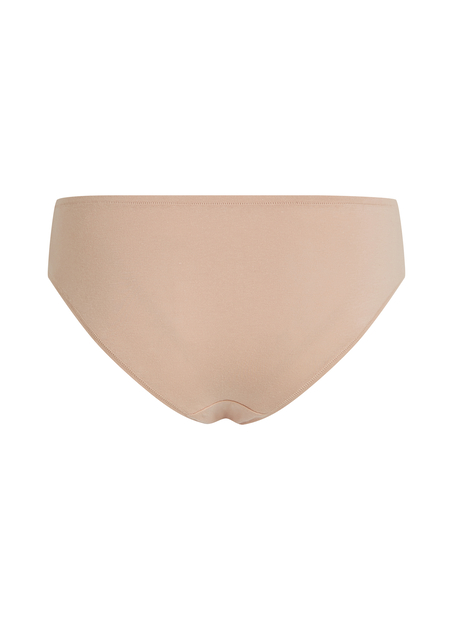 Slip Brésilien en Coton Kira, Beige