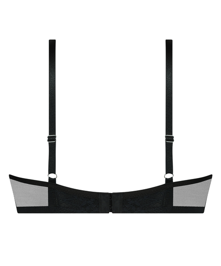 Niet-voorgevormde beugel bh Daphne, Zwart