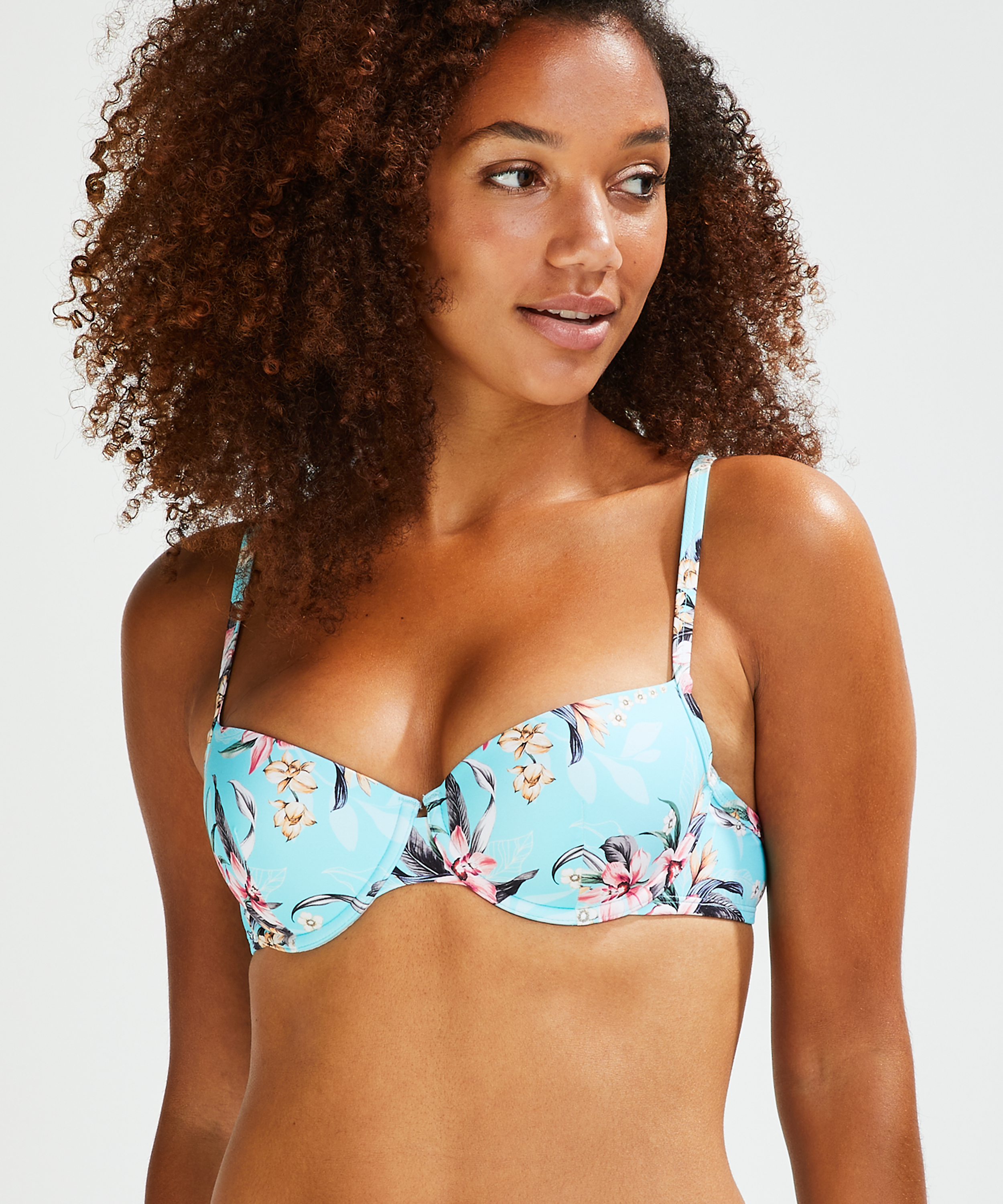 Haut de bikini &agrave; armatures pr&eacute;form&eacute; Bea, Bleu, main
