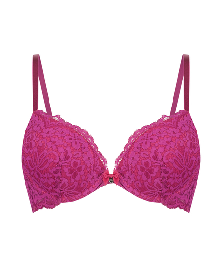 Voorgevormde push-up beugel bh Rose, Paars