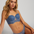 Voorgevormde strapless beugel bh Molly, Blauw