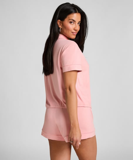 Shorts Jersey Essential, Roze