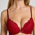 Soutien-gorge à armatures préformé push-up Marine, Rouge